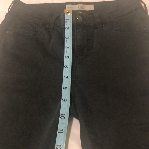 Topshop Moto Leigh jeans in dark olive green - Picture 4 of 6